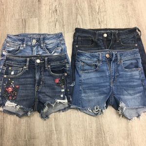 Bundle 4 pairs American Eagle Jean Shorts